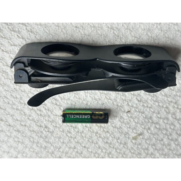 Binocular Glasses Telescope Fishing Adjustable Folding Eyewear Costume Prop - Picture 2 of 10